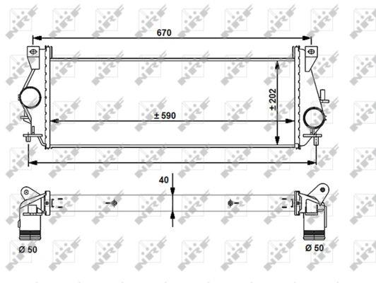 NRF Intercooler, charger – price 500 PLN