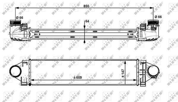 NRF Intercooler, charger – price 455 PLN