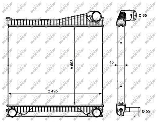 NRF Intercooler, charger – price 488 PLN