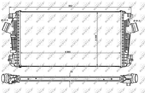 NRF Intercooler, charger – price 431 PLN