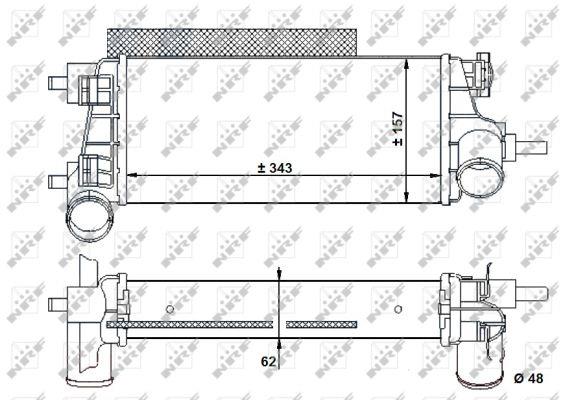 NRF Intercooler, charger – price 377 PLN