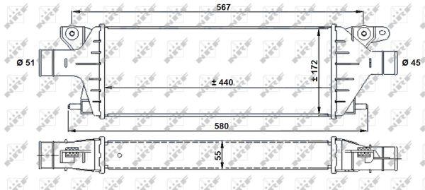NRF Intercooler, charger – price 482 PLN