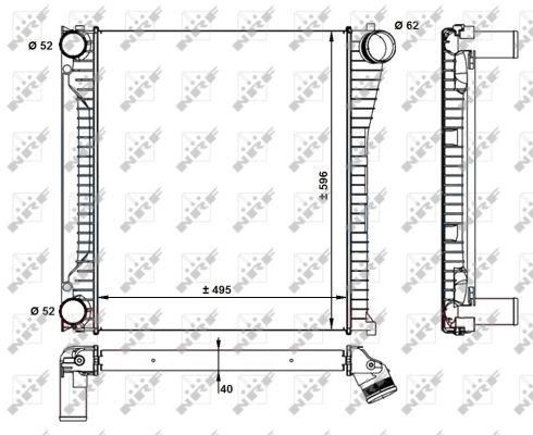NRF Intercooler, charger – price 603 PLN