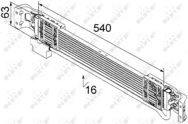 NRF Oil cooler – price 402 PLN