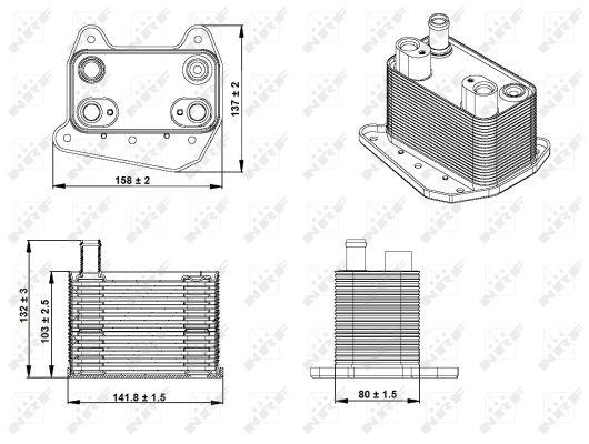 NRF Oil cooler – price 390 PLN