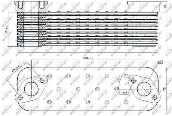 NRF Oil cooler – price 462 PLN