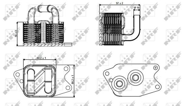 NRF Oil cooler – price 133 PLN
