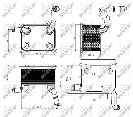 NRF Oil cooler – price 302 PLN