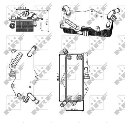 NRF Oil cooler – price 373 PLN