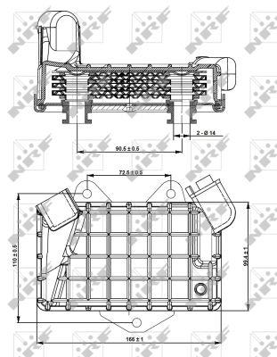 NRF Oil cooler – price 324 PLN