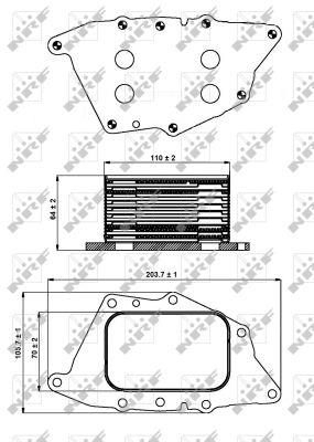 NRF Oil cooler – price 108 PLN