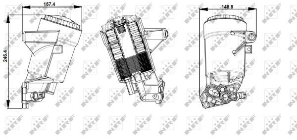 NRF Oil cooler – price 300 PLN