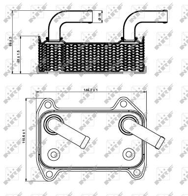 NRF Oil cooler – price 165 PLN