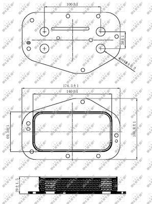 NRF Oil cooler – price 165 PLN
