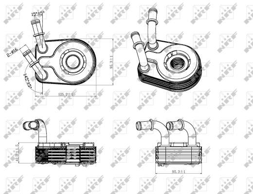 NRF Oil cooler – price 190 PLN