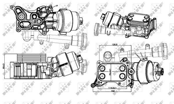 NRF Oil cooler – price 202 PLN