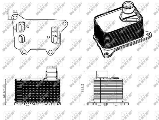NRF Oil cooler – price 148 PLN