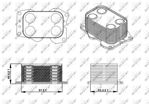 NRF Oil cooler – price 106 PLN