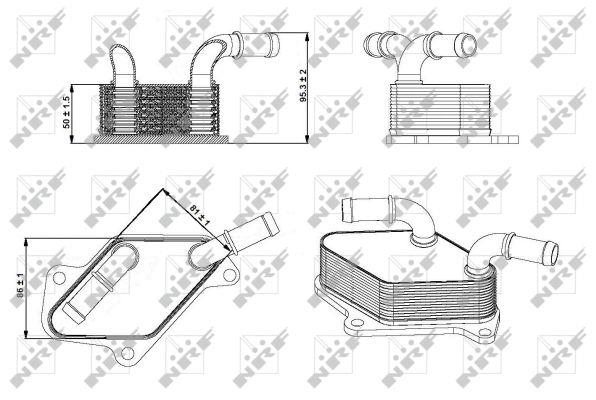 NRF Oil cooler – price 138 PLN