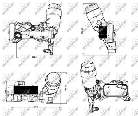NRF Oil cooler – price 315 PLN