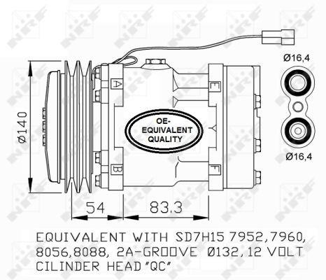 NRF Compressor – price 654 PLN