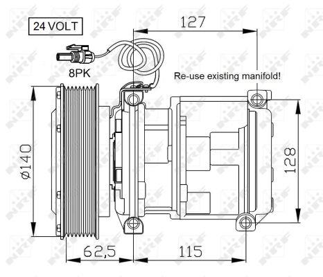 NRF Compressor – price 883 PLN