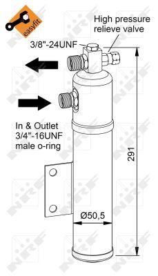 AC receiver drier Mercedes: 33366 NRF Dryer, air conditioner