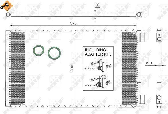 NRF AC Condenser – price 446 PLN