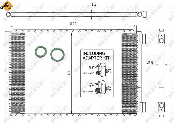 NRF AC Condenser – price 409 PLN