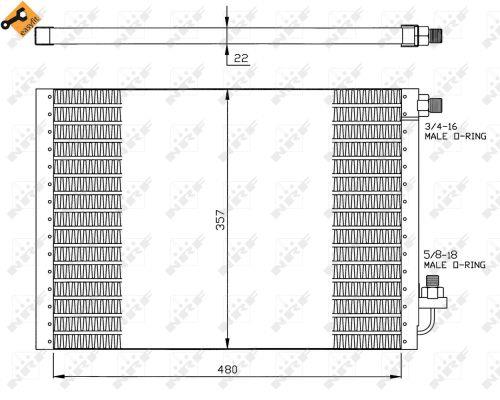 NRF AC Condenser – price 322 PLN