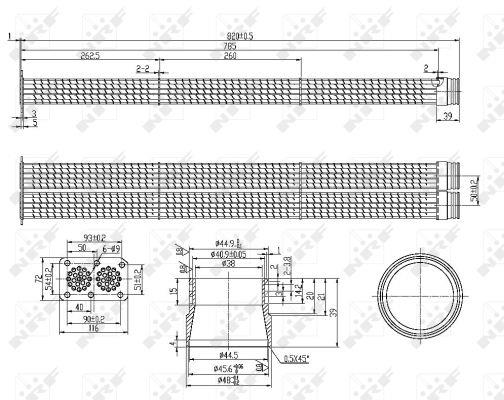 NRF Exhaust gas cooler – price 1078 PLN