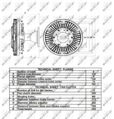 NRF Viscous coupling assembly – price 1983 PLN