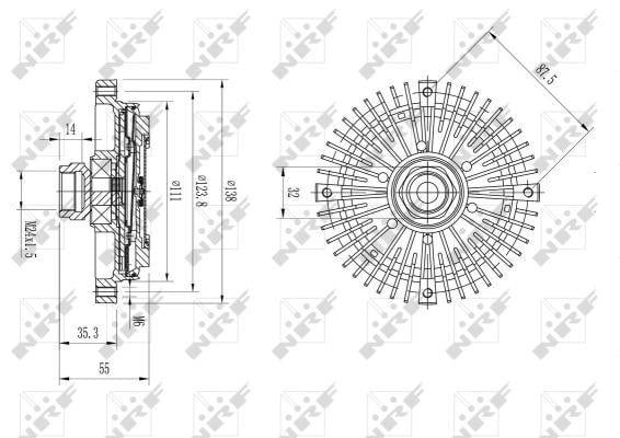 NRF Radiator – price 157 PLN