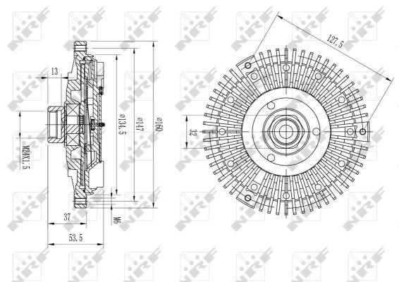 NRF Viscous coupling assembly – price 162 PLN
