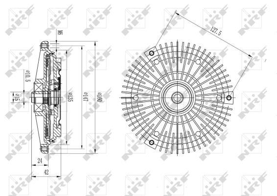 NRF Viscous coupling assembly – price 173 PLN