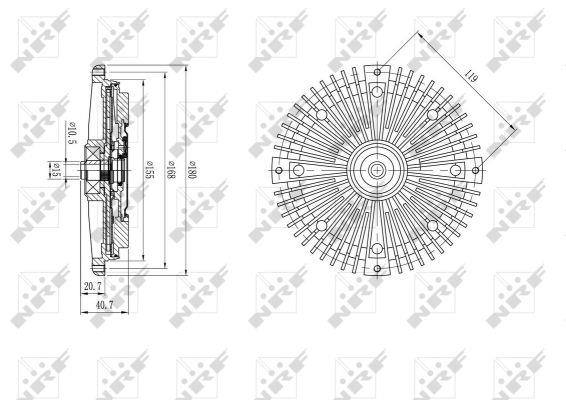 NRF Viscous coupling assembly – price 349 PLN
