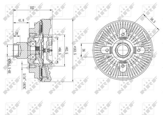 NRF Viscous coupling assembly – price 212 PLN