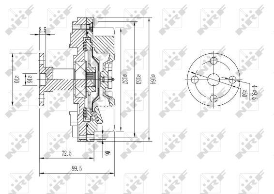 NRF Viscous coupling assembly – price 182 PLN