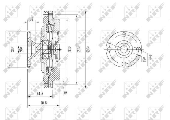 NRF Viscous coupling assembly – price 172 PLN