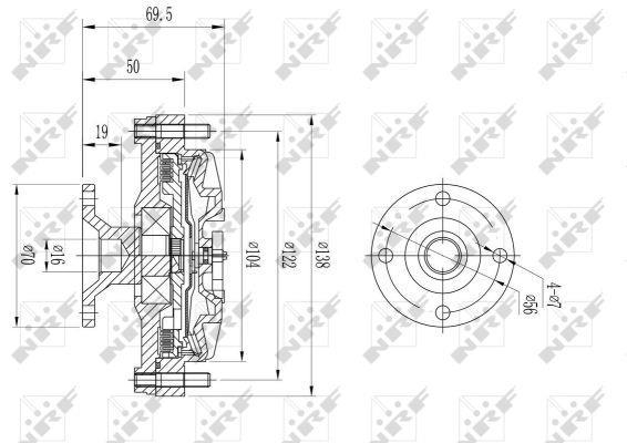 NRF Viscous coupling assembly – price 138 PLN