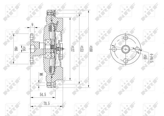 NRF Viscous coupling assembly – price 151 PLN