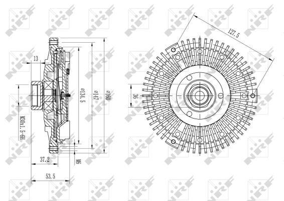 NRF Fan clutch – price 183 PLN