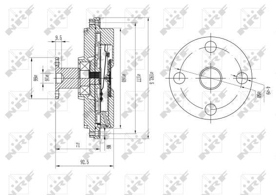 NRF Viscous coupling assembly – price 284 PLN