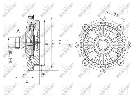 NRF Viscous coupling assembly – price 177 PLN