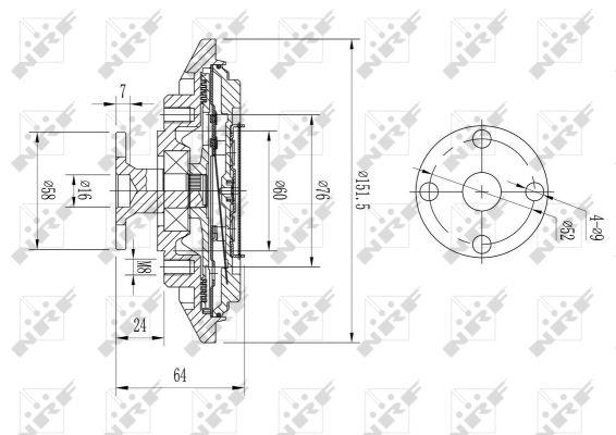 NRF Viscous coupling assembly – price 258 PLN