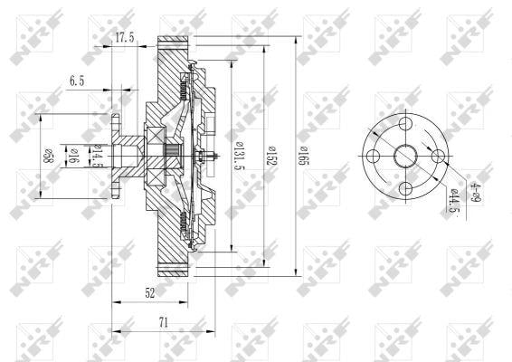 NRF Viscous coupling assembly – price 340 PLN