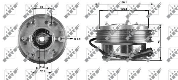 NRF Viscous coupling assembly – price 515 PLN