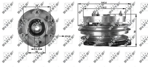 NRF Viscous coupling assembly – price 424 PLN