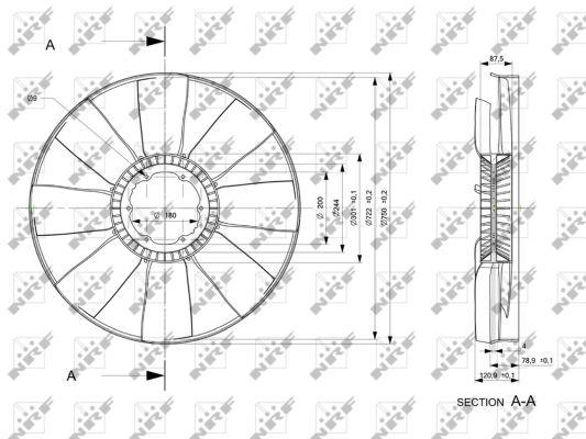 NRF Fan impeller – price 334 PLN