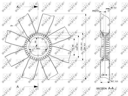 49804 NRF Fan impeller
